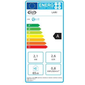 Argo 537RG70002 Lari Φορητό Κλιματιστικό 8000 BTU μόνο Ψύξης